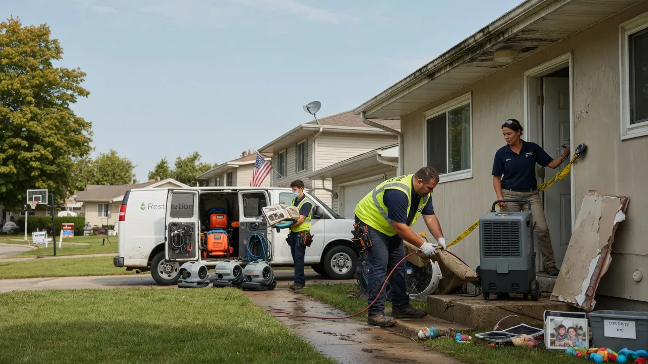Water Damage Restoration in Bathgate, ND near me